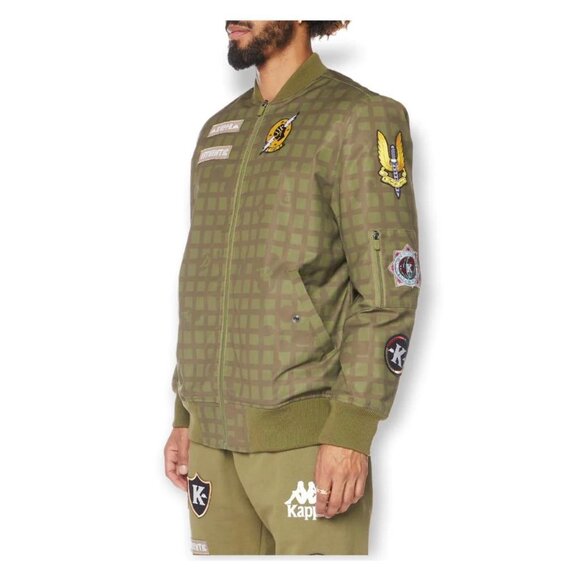 Kappa Authentic Alexander Bomber Jacket XXL | New with Tags | Olive Green - Picture 3 of 5